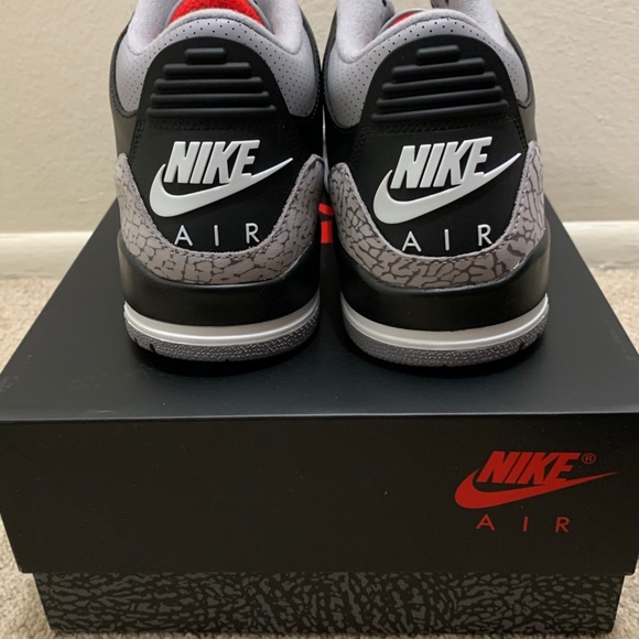 Jordan Retro 3 Black Cement(2024) Size 11 Brand New - Picture 8 of 14